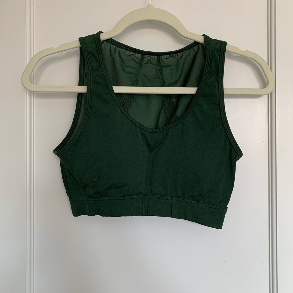 Varley Russell Bra in Green Sz SMALL